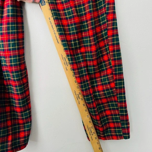 Victorias Secret Country Vintage Plaid Red and Green Pajamas Set Women’s Size XS - Picture 11 of 12